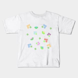 abstract spring flowers Kids T-Shirt